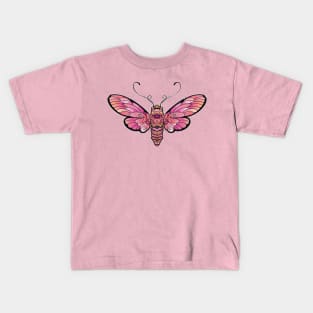 cute pink moth Kids T-Shirt